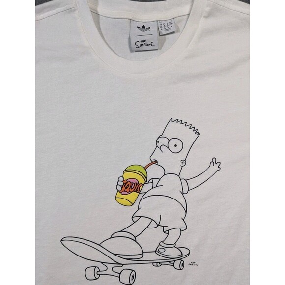 Adidas Originals x The Simpsons Bart "Squishee" T-Shirt Size Medium (2021) - Picture 2 of 7